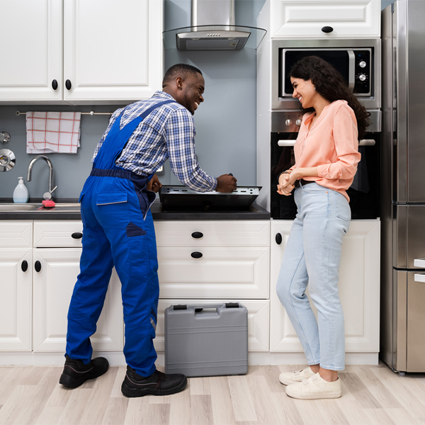 how long does it typically take to complete cooktop repair services in Des Lacs